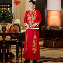Xiu He clothing mens style 2021 new groom wedding Chinese wedding Tang dress wedding clothing ancient costume horse coat wedding clothing wedding clothes