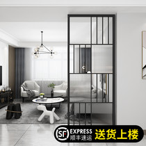 Light luxury screen simple living room Changhong glass home decoration porch table wash table door partition cabinet
