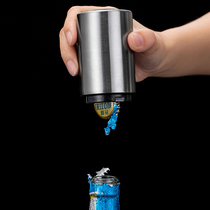 Stainless steel automatic bottle opener Press type beer magic bottle opener cap opener wine artifact