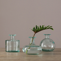 Calle Spain imported Nordic simple home decoration Glass vase flower arrangement