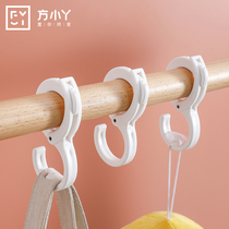 S-shaped adhesive hook kitchen household windproof card bathroom portable non-perforated non-trace multifunctional wardrobe small hook