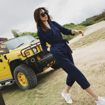 Spring and autumn overalls womens 2021 autumn suit ladies jumpsuit womens pants fashion temperament Leisure