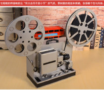 Retro Film Projector Model Old Fashioned Camera Shop Window Bar Desktop Decoration Pendulum with nostalgic photographic props