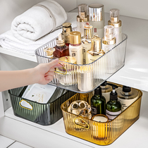 Light extravagant desktop Cosmetic Intake Box acrylic comb dresser Mask Skin Care Products Miscellaneous Tea Table Snack containing baskets