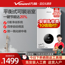 10000 and 310W balanced 12L liter gas water heater special for domestic natural liquefied gas constant temperature bathroom