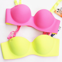 Strapless Bras Unscented Half Cup Bras gather one-piece sexy invisible underwear dress wedding bra