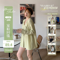 (Pet Powder feedback : 60% off the buy non - quality problem not changed ) long - range v - tien silk shirt woman