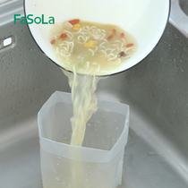 Kitchen disposable self-supporting drain bag sink leftover residue filter bag kitchen waste dry and wet separation garbage bag