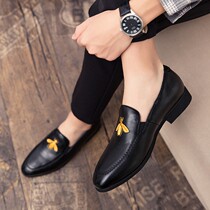 British lazy sloth scalp shoes in men increased 100 and suku mens shoes and Korean hair stylist