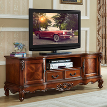 American Solid Wood TV Cabinet Bedroom TV Cabinet Master Bedroom storage ground cabinet 1 6 m Au-style Living room TV cabinet Composition