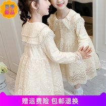 Girl Spring Dress Dress Dress 2022 New Spring Princess Dresses Dresses Dresses Dresses Dresses Dresses Foreign Air Yarn Skirts Child Tide