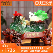 Banderas Pu cabbage furnishings crafts living room ornaments porch decoration ornaments opening business gifts