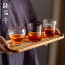 Japanese glass teacup water cup tea cup Master Cup large tea bowl heat-resistant transparent green tea cup kung fu tea set