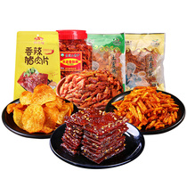 Guizhou speciation snack Lilly with spicy and small snacks and spicy pork to spread the Yangtui Bean Slice Silk Chongqing Sichuan Taste