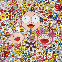 Fidelity] Murakamis Me and Strange autographed offset print with mounting