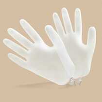 Yujie disposable gloves Food catering kitchen household gloves Baking film thickened 60 PVC gloves