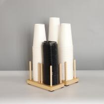 Disposable cup holder cup holder dust-proof cup holder drag and place rack disposable paper cup holder desktop creative