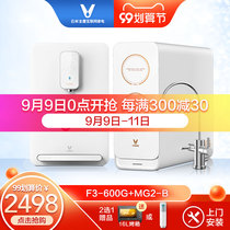 Yunmi water purifier set Fast3 series MG2 pipeline Machine front filter 2 generation (optional) package