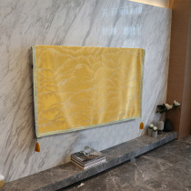 New Chinese TV Bug universal dust cover light and luxurious 55-inch wall-mounted LCD TV Gaibu golden View