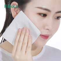 Fasola disposable washcloth travel portable multi-purpose beauty towel makeup remover cotton dry and wet thick facial cleansing towel
