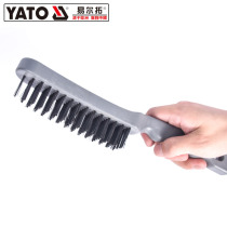 Elto steel wire brush rust removal small steel brush cleaning brush Industrial long handle polished stainless steel brush with handle large stainless steel brush with handle