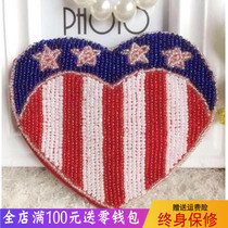  Creative birthday gift student wallet heart-shaped year of life pressure year old red envelope European and American beaded coin bag 2019 new style