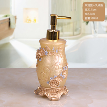 Bathroom hotel shower gel Hand sanitizer bottle Portable creative shampoo pressing bottle Dispensing bottle Lotion European style