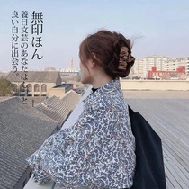 2021 New French retro Net red grab clip shark hairclip large Korean back head hair card headgear grab card