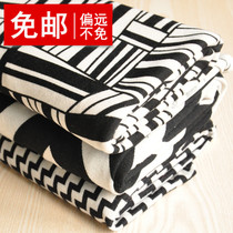 Black and white striped knitted wool cardigan T-shirt shirt top skirt clothing fabric 8 8 yuan half a meter