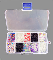 Simple glue needle hypoallergenic ear stick transparent disinfection stick ear nail match head anti-inflammatory stick plastic needle ear stick boxed female