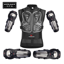 WOSAWE motorcycle armor riding anti-fall clothing motorcycle knight protective gear elbow and knee pads Ski protective equipment