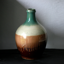 Japanese flower Road Ueno burning kiln big pot big size