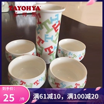 Diverse House Tastes Life Tea Set Group Marine Regiment Fu High Temperature Resistant Glass New Bone China complete set of black tea cups Tea compartments
