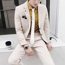 Small West Suit Men Suit For Youth Gown Wedding Trends Han Version Men Business Casual Suits Jacket Man Tide