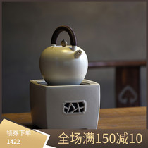 Van Sanshan Church Xuan Xuan White Clay Electric Pottery Stove Tea Stove Home Mute No Radiant Mini Cooking Tea Ware Tea Stove