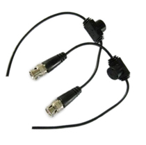 Passive waterproof twisted pair transmitter surveillance video camera network cable wiring transceiver