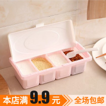 Plastic Kitchen Supplies Seasoning Box Suit Home Mix Fitted With Gaggi Style 4 Salt Bar Box Seasoned Boxes