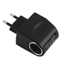1pc 110V-240V AC to 12V DC EU plug Car Cigarette Power Adapt