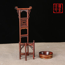 Mahogany ornaments home furnishings decoration facial basin frame wooden Chinese living room Chinese style furniture model wine cabinet