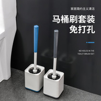 Toilet brush no dead corner wash toilet brush long handle Wall home toilet toilet brush toilet brush set