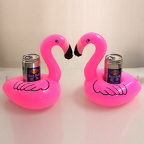 Flamingo water Coke Cup seat drink cup seat water inflatable toy styling props