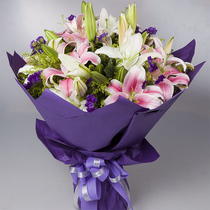 The Lily Bouquet City of Xuzhou City Suining Xinyi City Pei Xinyi Countys Tongcheng Fresh Flower Shop Flowers Door-to-door
