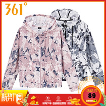 361-degree womens clothing 2019 Summer new Lianhood cardiovert 361 printed hollowed-out sportswear woman sunscreen