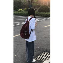 Jeans womens high waist slim wide legs Hyuna retro straight tube loose mop down feeling Daddy oversize pants