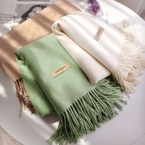 Autumn winter mens scarves scarf young students 100 hitch wool Korean version warm