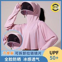 Sunscreen womens section 2022 new extras for summer anti-UV thin air-permeable ice wire electric car sunscreen