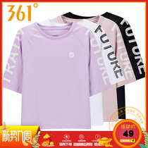 361 Womens Dress Short Sleeves T Women Loose 2020 Summer New Round Collar Loose Fashion Trends T-shirt 361-degree Female Short T