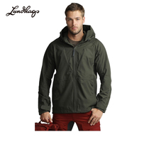 Lundhags Longha outdoor new soft shell jacket mens spring and Autumn tide splash-proof water-proof wind-proof hiking mountaineering suit jacket