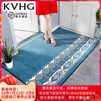 KVHG Door Mat Entry Door Anti-skid Mat Household Luxury Carpet Door Mat Living Room Entry Foot Mat