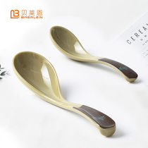 A5 Melamine fast food spoon Melamine plastic spoon Soup spoon Noodle hook spoon Chinese anti-drop spoon spoon Commercial spoon